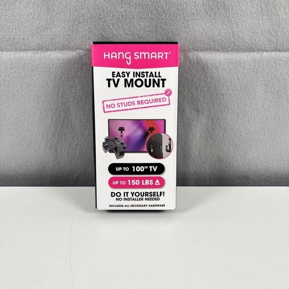 HangSmart TV® Wall Mount NO Stud - Original & Patented Easy Install DIY